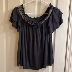 American Eagle soft and sexy off the shoulder top